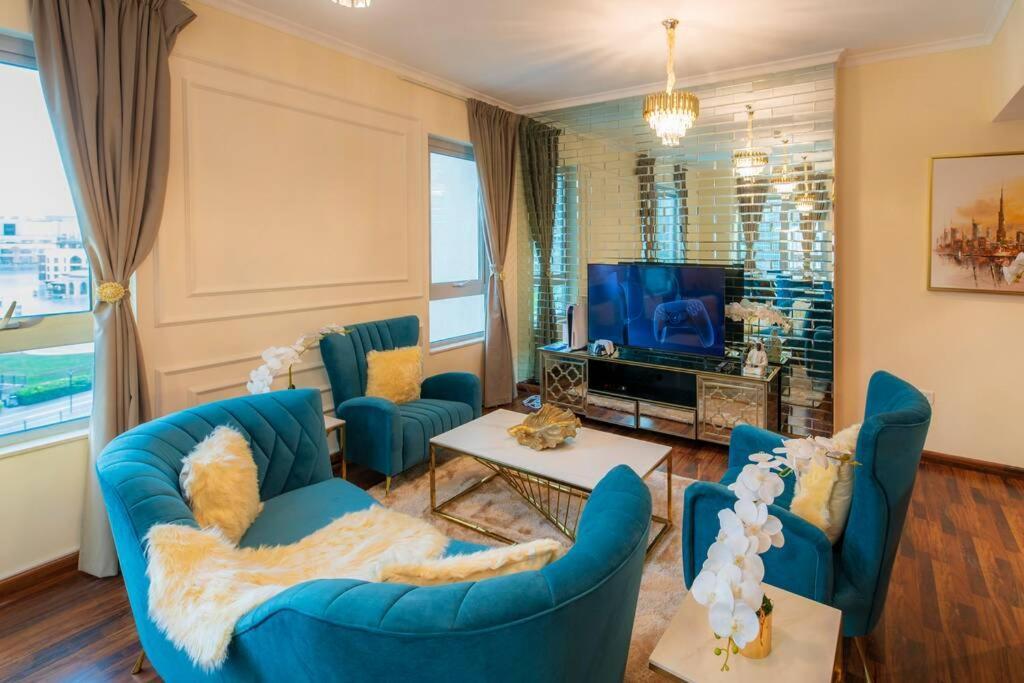 First Class 2Br With Full Burj Khalifa And Fountain View 迪拜 外观 照片