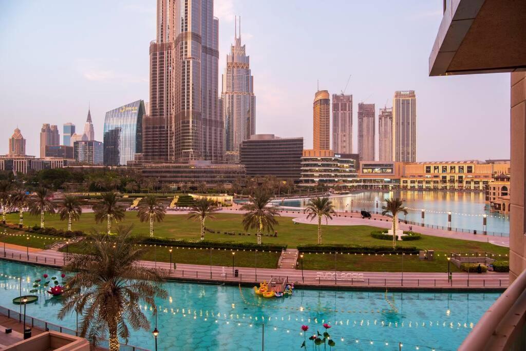 First Class 2Br With Full Burj Khalifa And Fountain View 迪拜 外观 照片