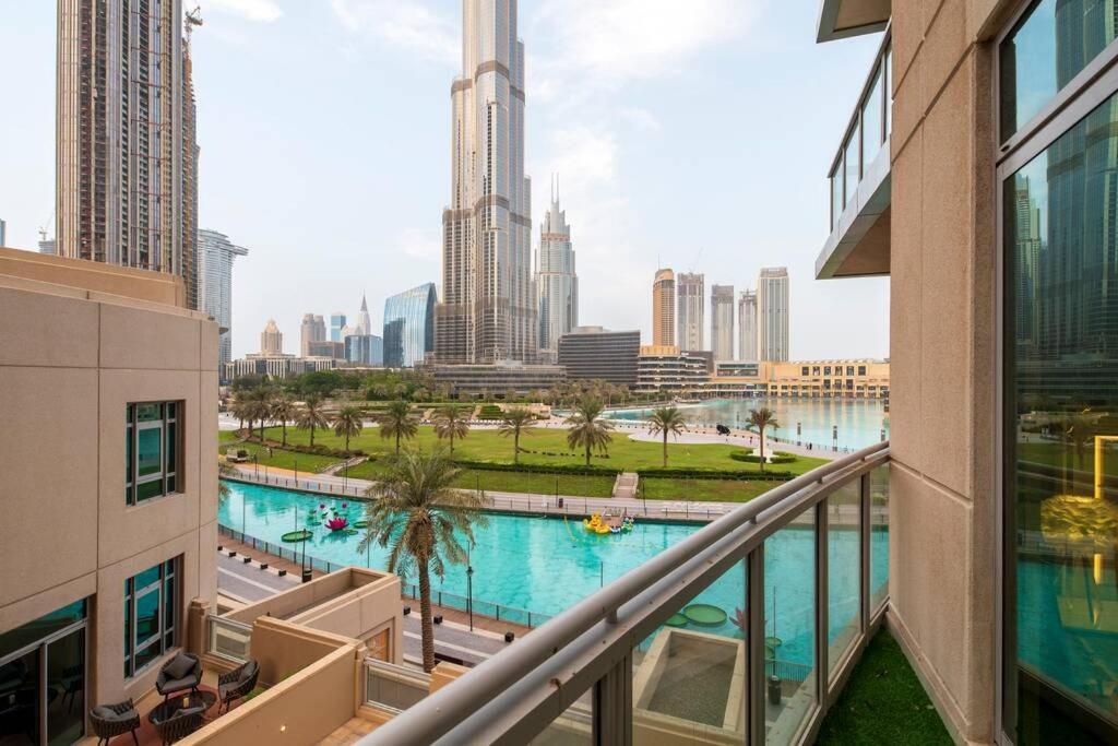 First Class 2Br With Full Burj Khalifa And Fountain View 迪拜 外观 照片
