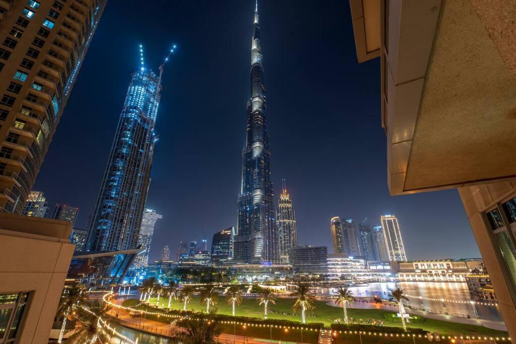 First Class 2Br With Full Burj Khalifa And Fountain View 迪拜 外观 照片